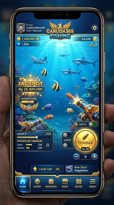 Cuplikan layar menu unduhan garuda365 untuk perangkat Android